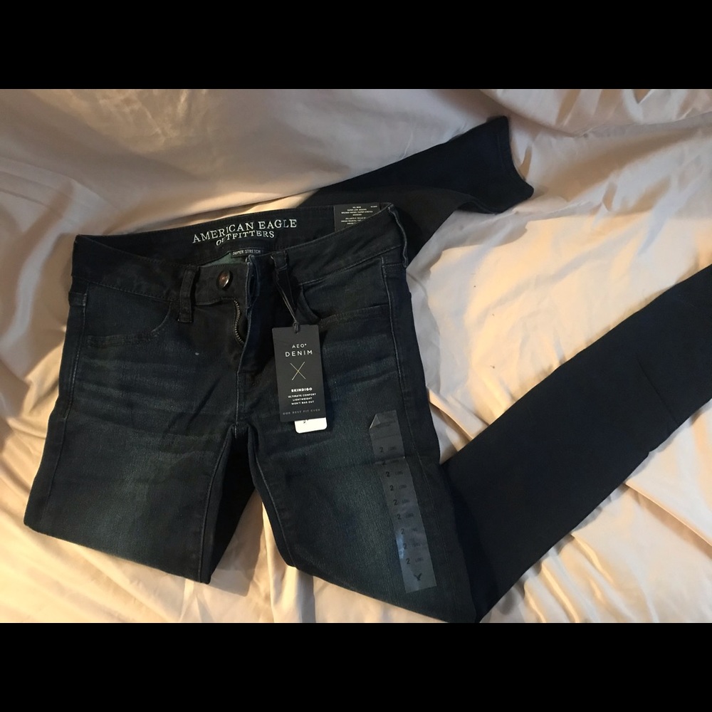 American eagle skindigo skinny jeans size 2